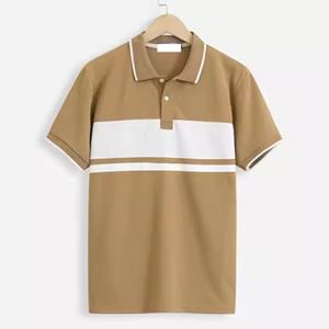 Camisas Polo para hombre, camisas de moda de manga corta ajustadas de alta calidad, logotipo propio personalizado, patrón sólido, tela de lona, venta al por mayor - Product Image 2