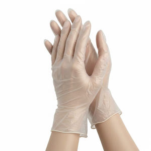 Gants d'examen synthétiques jetables en nitrile et vinyle sans poudre pour le nettoyage domestique, la cuisine et les usages médicaux - Product Image 2