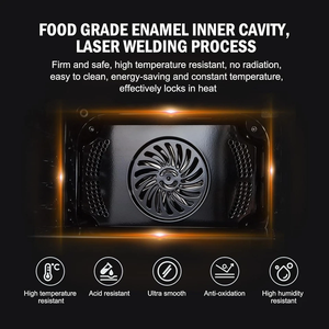 Horno eléctrico de pared con temporizador incorporado de 2.5 pies cúbicos, negro - Product Image 4