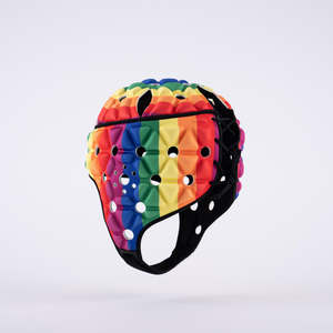 Casque de rugby et de boxe OEM respirant et réglable avec rembourrage en mousse, personnalisable avec logos, pour la protection contre les impacts des sports professionnels - Product Image 2