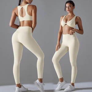 Conjuntos de Yoga y Leggings Deportivos Clásicos de Fábrica, Sin Costuras, de Secado Rápido, para Gimnasio, Fitness y Entrenamiento, para Mujer - Product Image 1