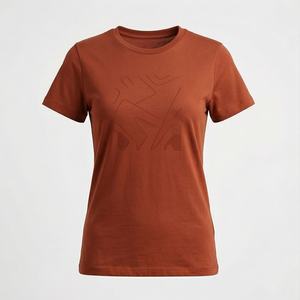 T-shirt pour femme avec logo personnalisé, design tendance, vêtements grande taille, t-shirt uni confortable, couleur personnalisée, tissu en coton de qualité supérieure - Product Image 1