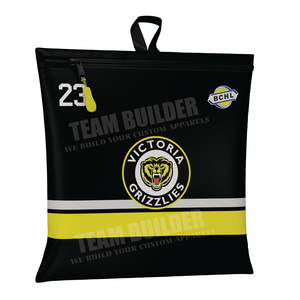 Sac de casque de hockey rembourré TEAM BUILDER, design personnalisé, pour jeunes et juniors, en tissu Cordura, fermeture éclair en nylon, durable - Product Image 1