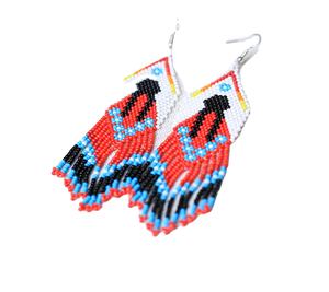 ต่างหูประดับลูกปัดหลายเม็ดสั่งทำพิเศษสำหรับผู้หญิง เครื่องประดับงานเลี้ยงสุดหรู ราคาดีที่สุด ต่างหูประดับลูกปัดผลิตในอินเดีย - Product Image 1