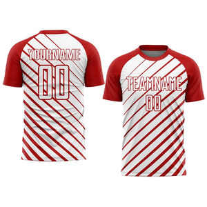 Custom Sublimation Jersey Short Sleeve Breathable Quick Dry Soccer Football Baseball Training Uniform 100% Polyester V-neck - Product Image 6
