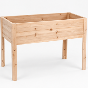 WholesalerElevated Wooden Planter <b>Box</b> Raised Wooden Planter <b>Box</b> with Legs Outdoor Wooden Planter Made in Vietnam - Product Image 3