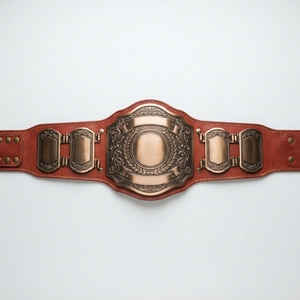 Ceinture de championnat personnalisée pour la lutte, la boxe, les sports, trophée, plaque métallique, sangle en cuir, prix de compétition personnalisé - Product Image 1