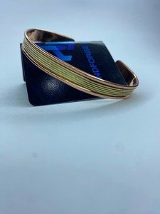 Adjustable Handmade <b>Copper</b> Brass Cuff <b>Bracelet</b> Wholesale Manufacturer Engraved Gold Plated Vintage Wedding Unisex - Product Image 1