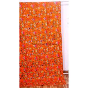 Couvre-lits Kantha vintage modernes et tendance, ethniques, anciens, traditionnels, 100% coton, écologiques, faits à la main, imprimés, pour la maison et l'hôtellerie. - Product Image 3