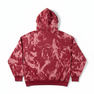 Sudadera con Capucha Personalizada con Lavado Ácido, de Gran Gramaje 500GSM, Forro Polar de Doble Capa, Oversize, Estilo Vintage Desgastado, Corte Holgado, Pullover, Streetwear para Hombre - Product Image 5
