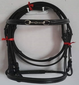 Haute qualité personnalisable cheval de course debout Martingale poitrine plaque PVC produit équestre cuir boucles en acier inoxydable - Product Image 4