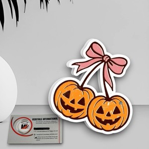 Extensions de cils magnétiques en acrylique Private Label Halloween Melon Pink Bow, en forme de tuiles, ovales, diamant, fleur, cœur, multifonctionnelles - Product Image 2