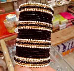 Low Moq Churi Bangles Sets for <b>Girls</b> Elegant Style Indian Handcrafted Churiyan Bangles Jewelry Women Available at Cheap Price - Product Image 3