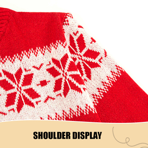 2024 <b>Christmas</b> Pullover Sweater <b>Cardigan</b> Unisex Winter New Premium Bright Anti-shrink Letter Pattern Knitted Custom <b>Men's</b> - Product Image 4