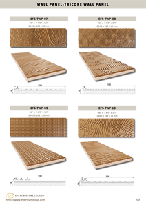 Custom 3D Solid Wood <b>Interior</b> <b>Wall</b> <b>Panels</b> for Hotel Hospital Waterproof Soundproof Ready to Install Modern Design Style - Product Image 3