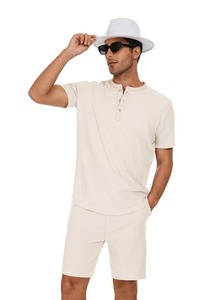 Venta al por Mayor de Shorts de Playa de Verano de 2 Piezas, de Secado Rápido, Tejido de Poliéster/Algodón, Sin Costuras, para Hombre, Ropa Casual de Vacaciones - Product Image 4