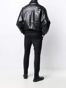 Chaqueta de Cuero Negra de Piel de Oveja de Primera Calidad, Estilo Urbano, 2026, Precio Económico, Chaqueta de Cuero de Invierno para Hombre - Product Image 6
