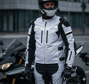 Chaquetas de Motociclismo RAPID SPORTS al por Mayor, con Logotipo Personalizado, Impermeables, Resistentes al Fuego, con Certificación CE, de Lona - Product Image 1