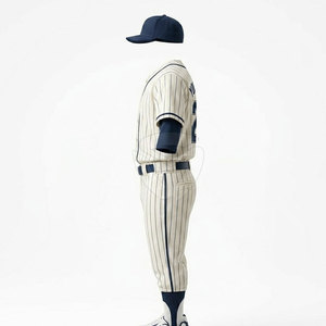 Uniforme de baseball flexible en tissu léger, design respirant, matière anti-transpiration, parfait pour l'entraînement et les matchs - Product Image 2