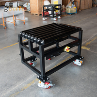 Convoyeur à rouleaux électrique pliable en acier inoxydable Duffy avec variateur de vitesse pour lignes d'assemblage