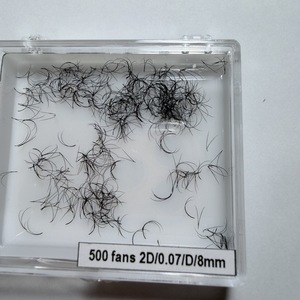 Extensiones de Pestañas Premade de Volumen Sueltas con Base Puntiaguda, Hechas a Mano, de Longitud Mixta, al por Mayor - Product Image 6