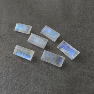 มูนสโตนสีรุ้งธรรมชาติทรงสี่เหลี่ยมผืนผ้าขนาดใหญ่เจียระไนอย่างประณีต เหมาะสำหรับทำเครื่องประดับ - Product Image 3