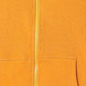 Sweat à capuche zippé orange pour homme de haute qualité, coupe oversize, en molleton tricoté 100% coton, couleur unie, anti-boulochage, idéal pour l'automne - Product Image 4