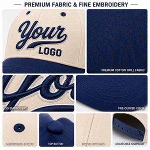 Wholesale Embroidered Baseball Cap With Front Back Team Logos Curved Brim Snapback <b>Hat</b> For Men Women Custom OEM Export For Clubs - Product Image 6