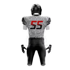 Maillots de football américain personnalisés sublimés respirants à séchage rapide de haute qualité pour enfants, hauts de football brodés - Product Image 6
