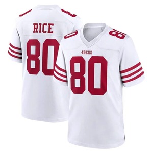 Camiseta de Fútbol Americano para Hombre, Uniforme del Equipo de San Francisco con Logos Bordados, Transpirable, Tallas Grandes, Personalizable OEM - Product Image 2