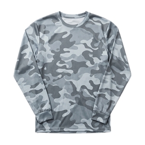 Camiseta de Manga Larga con Cuello Redondo, de Poliéster y Algodón, con Estampado Floral de Verano, Sublimación Térmica, Tejido Grueso - Product Image 1