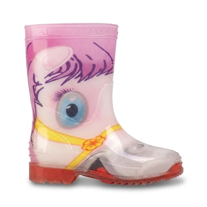 Bottes de pluie légères imprimées pour enfants, en PVC imperméable, antidérapantes, mi-mollet, motif canard, pour extérieur et jardin, unisexe - Product Image 3
