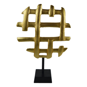 <b>Tree</b> for Home Decor Metal With Round <b>Marble</b> Base Table Top Decor for Living Room Bedroom Modern Artwork Diwali Gifts (Gold) - Product Image 2