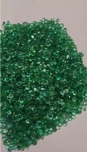 Amatista verde tallada de 273 ct, Hojas talladas de esmeralda de 140 ct, Esmeralda tallada redonda de 48 ct - 3 lotes de gemas - Product Image 5