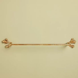 Porte-serviettes mural en laiton doré poli de luxe pour salle de bain, barre porte-serviettes pour hôtel, maison, salle de bain, accessoires de salle de bain haut de gamme - Product Image 3