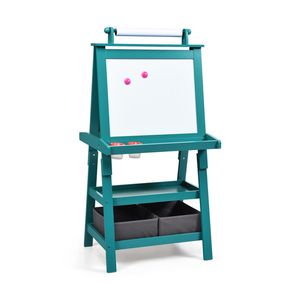 Chevalet d'art double face vert 3-en-1 polyvalent pour la peinture - Product Image 2
