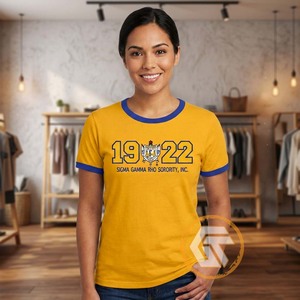 Camiseta Casual para Mujer Sigma Gamma Rho, Ropa de Sororidad, Jersey de Algodón, Verano, Ecológica, Transpirable, Antiarrugas, Manga Corta - Product Image 2