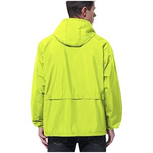 Custom Logo Windbreaker <b>Jacket</b> <b>Men</b> Waterproof Hooded Sports <b>Jacket</b> Bulk Supplier - Product Image 2