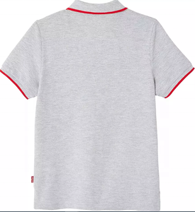 Camiseta polo clásica de manga corta para hombre con logotipo personalizado, costuras finas para un estilo informal y urbano - Product Image 2