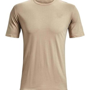 Plain Solid Pattern High Quality 100% Cotton Custom Cropped T-Shirt for Men Drop Shoulder Mock Neck T-Shirt For Men - Product Image 6