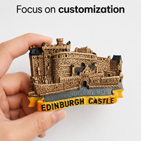 Imán de Resina 3D Personalizado para Refrigerador, Recuerdo Turístico de País, Ciudad o Monumento, Regalo Promocional de Viaje