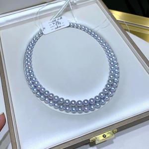 Collar de Perlas de Mijo Trenzadas Estilo Vintage Elegante de 4-4.5mm, Venta al Por Mayor del Fabricante, Extensión Elegante - Product Image 1