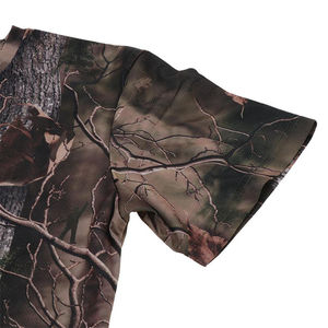 Camisetas de Caza de Manga Larga para Hombre, Cuello Alto, Satén, con Cierre, Diseño a Rayas, para Aventura, Camping y Senderismo, Venta al Por Mayor - Product Image 5