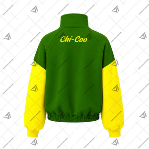 Sudadera de cuello alto con cordones y bordados de la hermandad griega Chi Eta Phi para mujer, estilo color block, venta al por mayor - Product Image 2