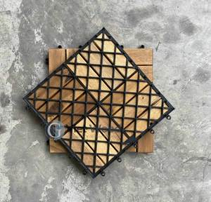 Baldosas de Madera de Acacia Vietnamita para Exteriores, Encajables, Impermeables, Antideslizantes, Diseño Contemporáneo, Acabado Mate, Tratadas con Aceite - Product Image 6