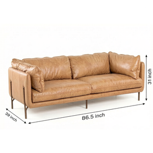 Loveseat 2 Seater Couch for Stylish Living Room Furniture Minimalist Sofa with Deep Comfortable <b>Cushions</b> - Product Image 2