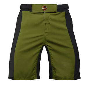 Shorts d'entraînement officiels BRAVE BROWNS personnalisables à l'avant, durables, légers, séchage rapide, résistants à la transpiration, pour la pratique du Muay Thai - Product Image 1