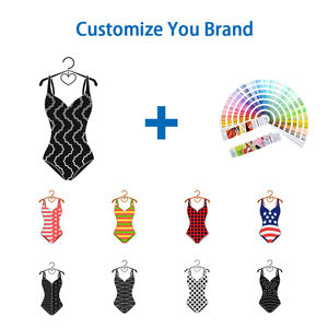 Traje de baño clásico de cintura alta personalizado para mujer Sexy Tight Backless Triangle Split Bikini de tres puntos - Product Image 3