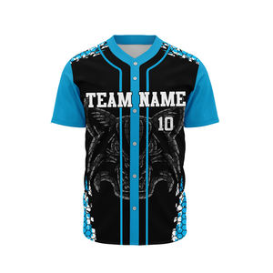Camiseta de Béisbol para Hombre, Diseño Moderno, Color Sólido, Talla Personalizada, Sublimación, Uniformes - Product Image 1