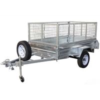 Remorque de transport et utilitaire 8*5 avec une capacité de charge de 750 kg pour le transport de marchandises en consigne